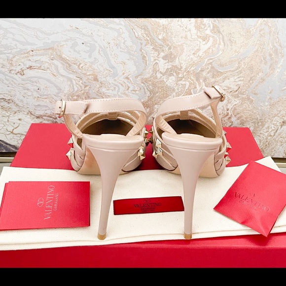 New Valentino Multi-Strap Rockstud Slingback pump - Picture 4 of 10